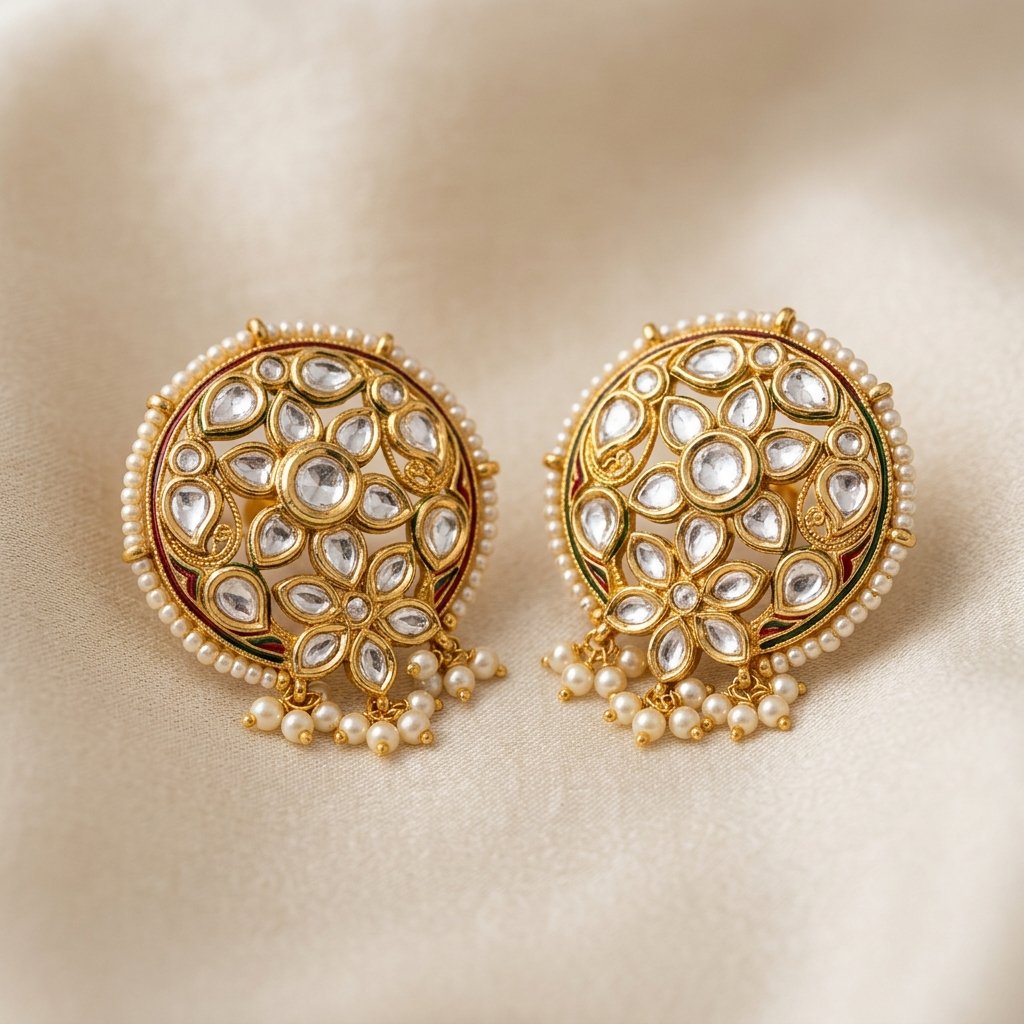 Kundan Studs